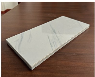 Decorative board finish sample
